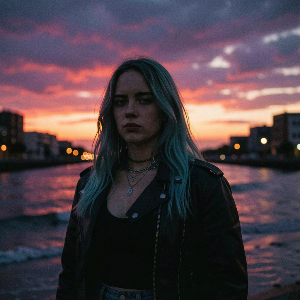 FaceArt Cinematic Dusk portrait style
