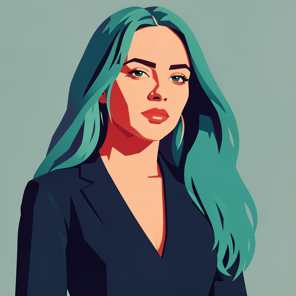 FaceArt Vector portrait style