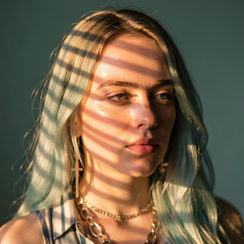 FaceArt Blinds Light portrait