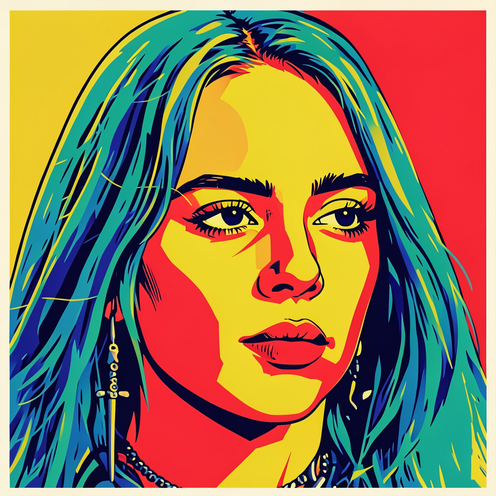 FaceArt Pop Art portrait style
