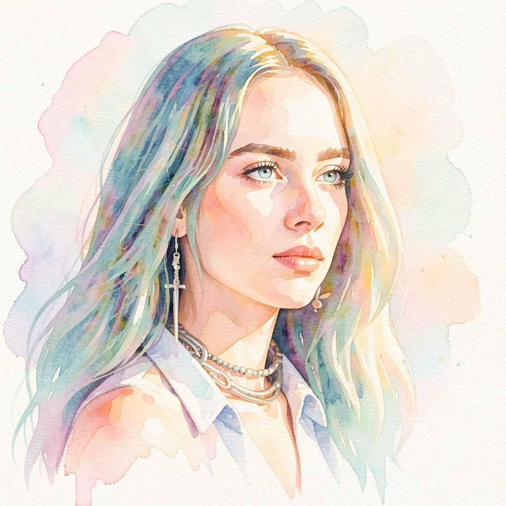 FaceArt Watercolor portrait style