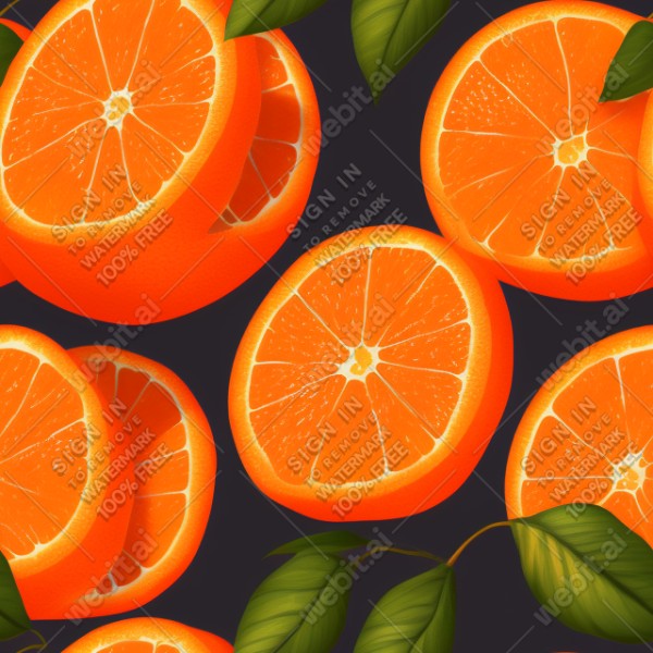 Orange fruit illustration texture, trending on artstation, base color, albedo, detailed, 4k