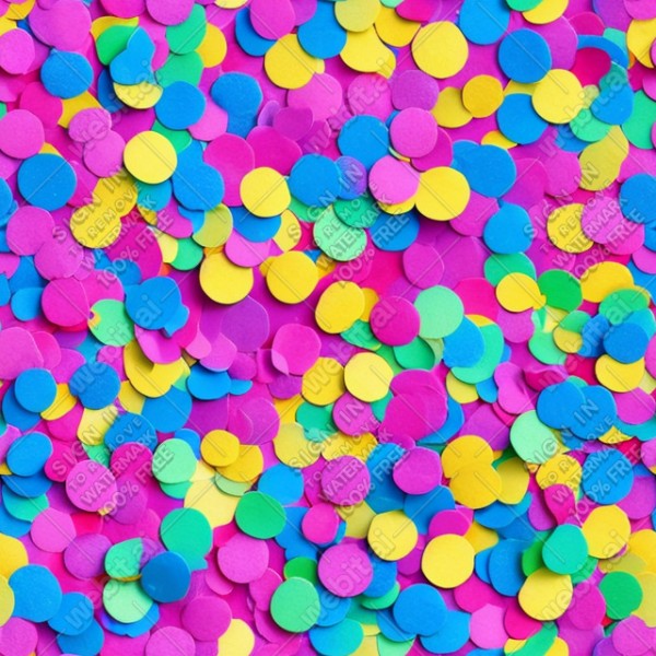 Confetti illustration flat texture, trending on artstation, base color, albedo, detailed, 4k