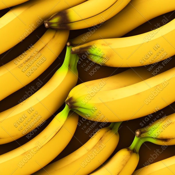Banana illustration wall texture, trending on artstation, base color, albedo, detailed, 4k
