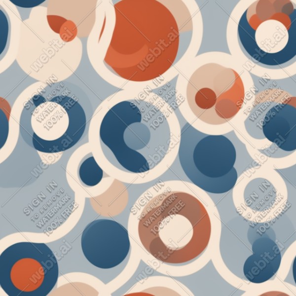 Penrose circles flat graphics texture, trending on artstation, base color, albedo, detailed, 4k