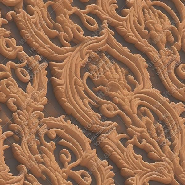 Ornate temple wall flat texture, trending on artstation, base color, albedo, detailed, 4k