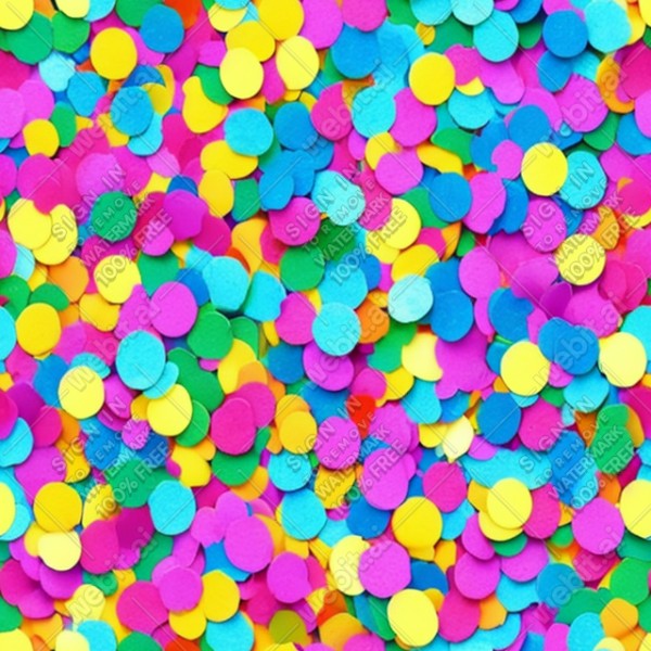 Confetti illustration flat texture, trending on artstation, base color, albedo, detailed, 4k