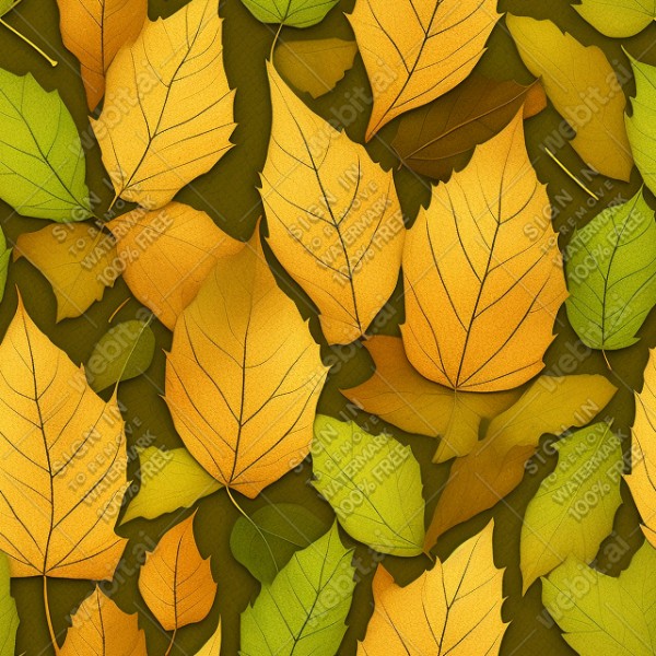 Leaves illustration flat texture, trending on artstation, base color, albedo, detailed, 4k