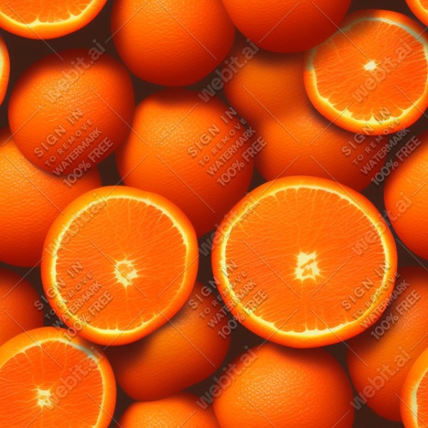 Orange fruit illustration texture, trending on artstation, base color, albedo, detailed, 4k