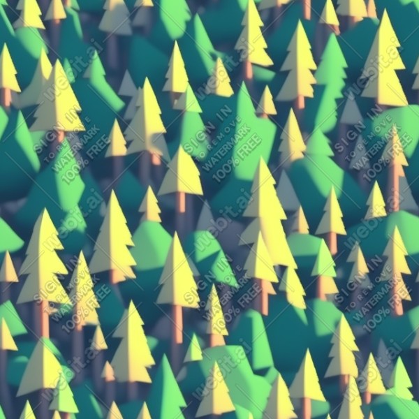 Forest aesthetic low poly texture, trending on artstation, base color, albedo, detailed, 4k
