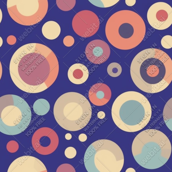 Penrose circles flat graphics texture, trending on artstation, base color, albedo, detailed, 4k