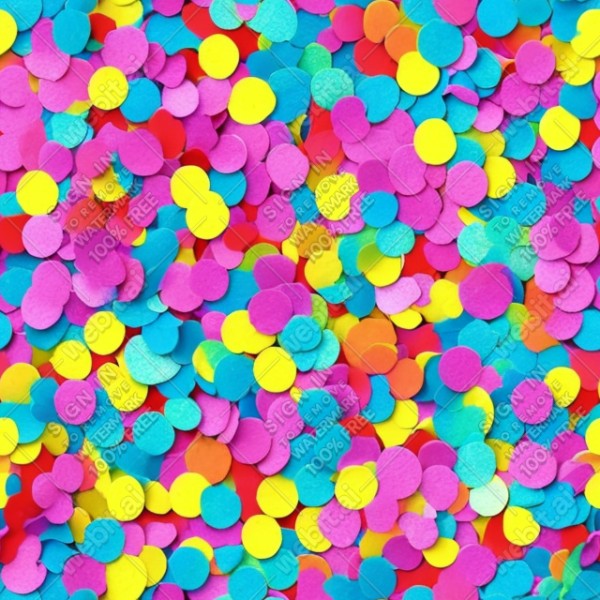 Confetti illustration flat texture, trending on artstation, base color, albedo, detailed, 4k