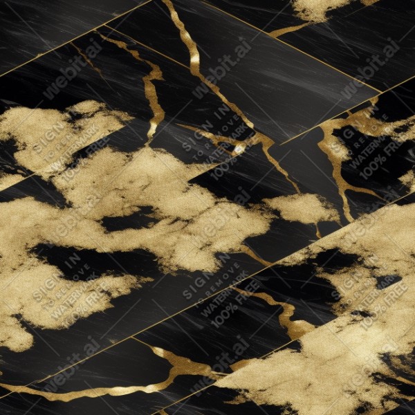 Black marble with golden creeks plain texture, trending on artstation, base color, albedo, detailed, 4k