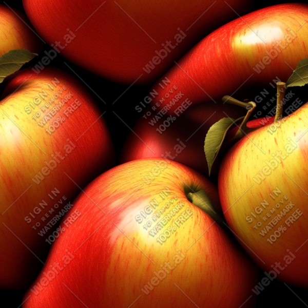 Apple illustration texture, trending on artstation, base color, albedo, detailed, 4k