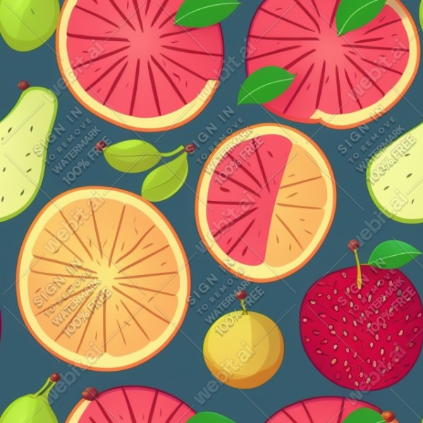 Fruit flat illustration, trending on artstation, base color, albedo, detailed, 4k
