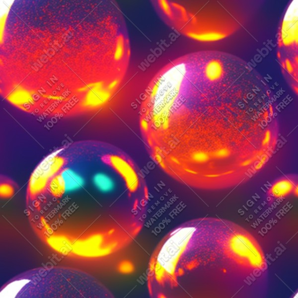 Lava lamp glow gradient floating glass balls on a dark background, trending on artstation, base color, albedo, detailed, 4k
