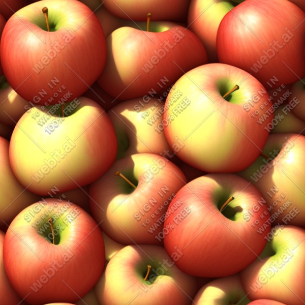 Apple illustration wall texture, trending on artstation, base color, albedo, detailed, 4k