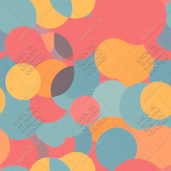 Penrose circles flat graphics texture, trending on artstation, base color, albedo, detailed, 4k