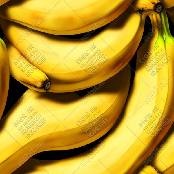 Banana illustration texture, trending on artstation, base color, albedo, detailed, 4k