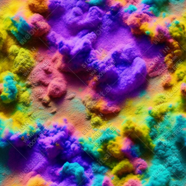 Colorized powder explosion texture, trending on artstation, base color, albedo, detailed, 4k