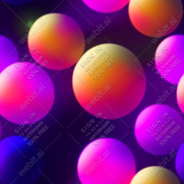Lava lamp glow gradient floating glass balls on a dark background, trending on artstation, base color, albedo, detailed, 4k