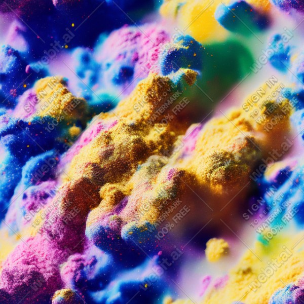 Colorized powder explosion texture, trending on artstation, base color, albedo, detailed, 4k