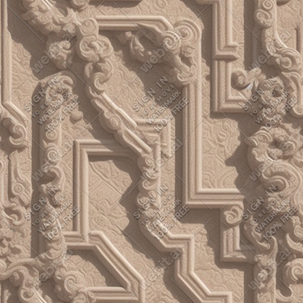 Ornate temple floor flat texture, trending on artstation, base color, albedo, detailed, 4k