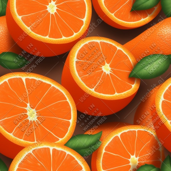 Orange fruit illustration texture, trending on artstation, base color, albedo, detailed, 4k