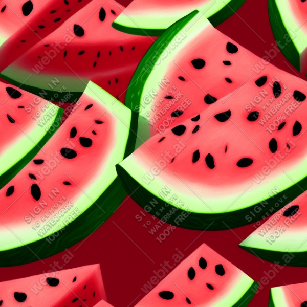 Watermelon illustration texture, trending on artstation, base color, albedo, detailed, 4k