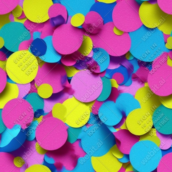 Confetti illustration flat texture, trending on artstation, base color, albedo, detailed, 4k