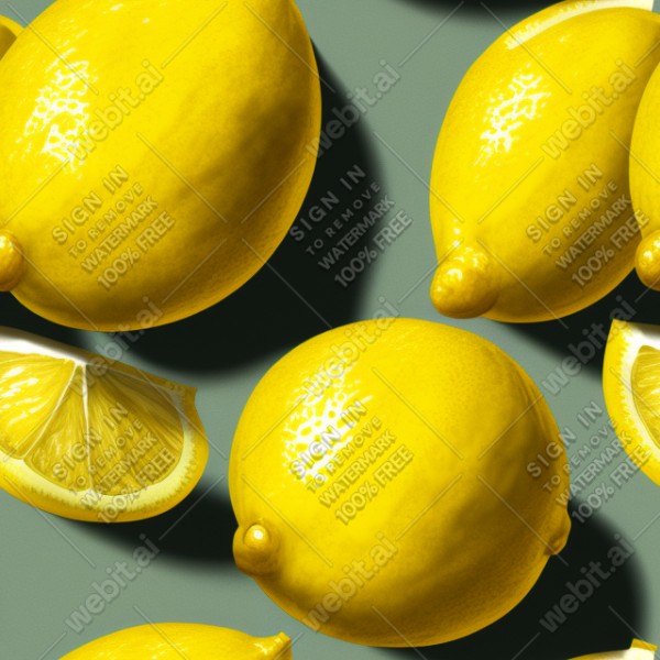 Lemon illustration texture, trending on artstation, base color, albedo, detailed, 4k