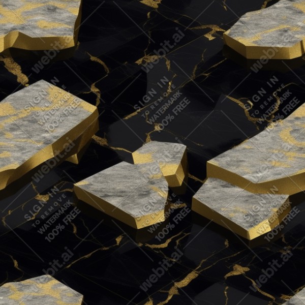 Black marble with golden creeks plain texture, trending on artstation, base color, albedo, detailed, 4k