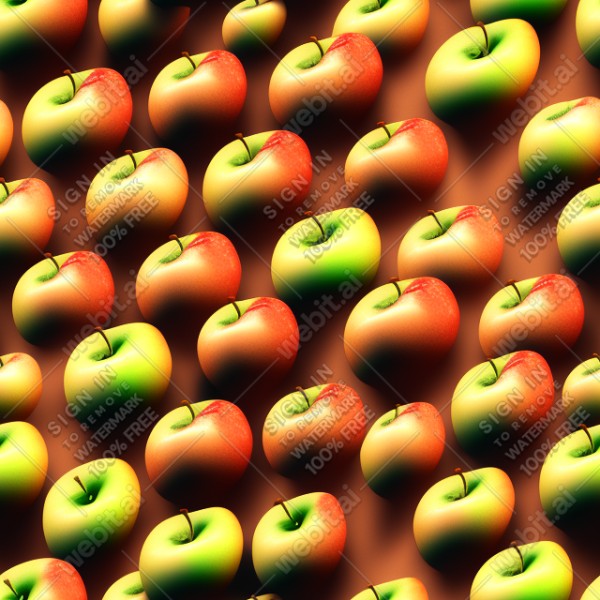 Apple illustration wall texture, trending on artstation, base color, albedo, detailed, 4k
