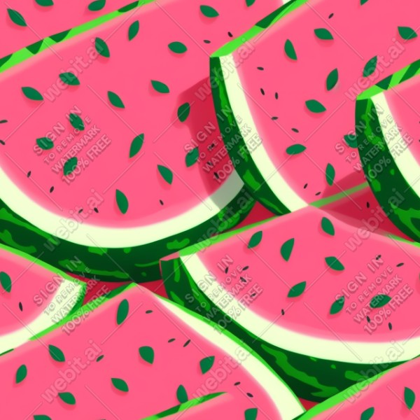 Watermelon illustration texture, trending on artstation, base color, albedo, detailed, 4k