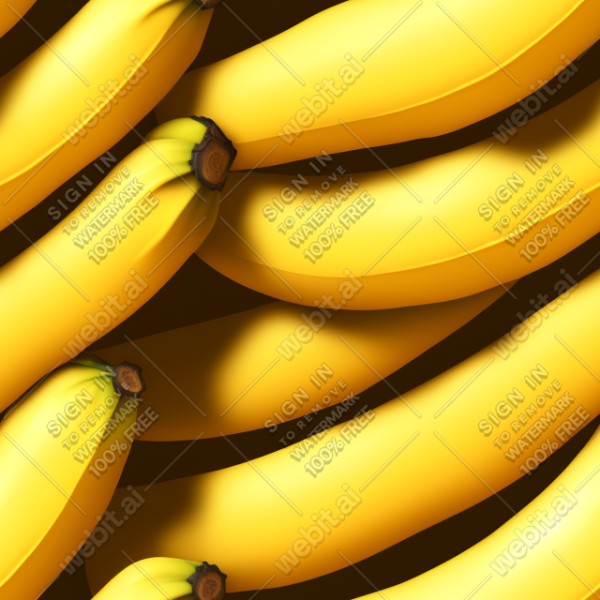 Banana illustration texture, trending on artstation, base color, albedo, detailed, 4k