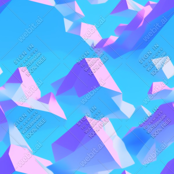 Aesthetic vaporwave low poly texture, trending on artstation, base color, albedo, detailed, 4k