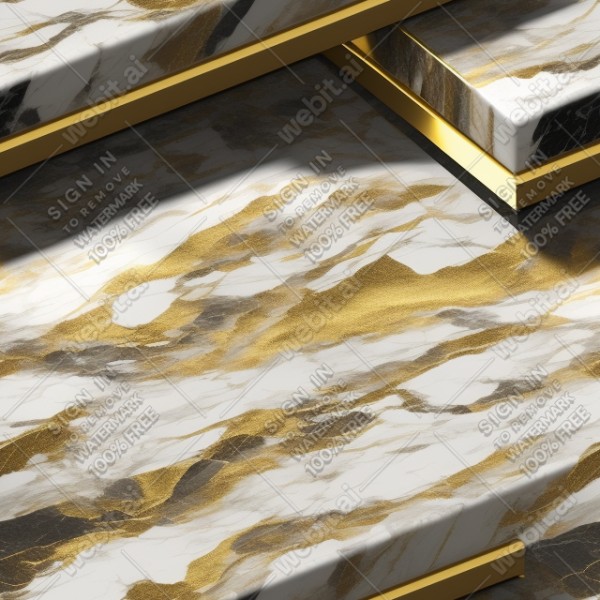 Marble with golden creeks plain texture, trending on artstation, base color, albedo, detailed, 4k