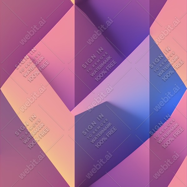 Symmetrical gradient low poly texture, trending on artstation, base color, albedo, detailed, 4k