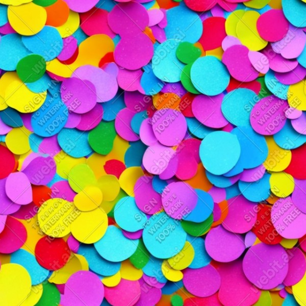 Confetti illustration flat texture, trending on artstation, base color, albedo, detailed, 4k