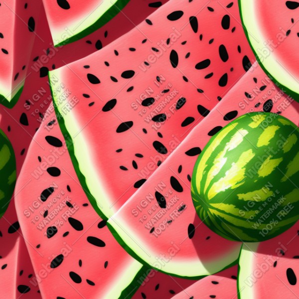 Watermelon illustration texture, trending on artstation, base color, albedo, detailed, 4k