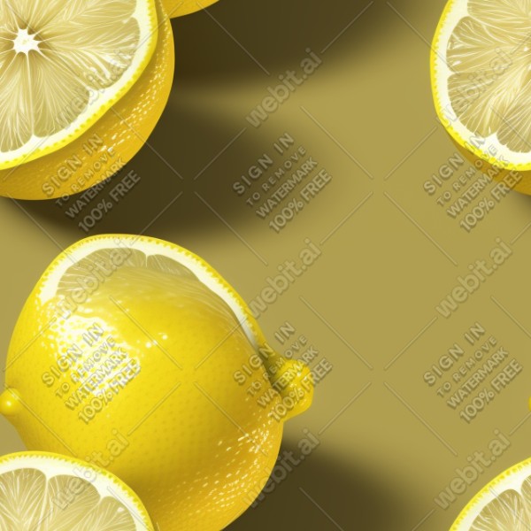 Lemon illustration texture, trending on artstation, base color, albedo, detailed, 4k