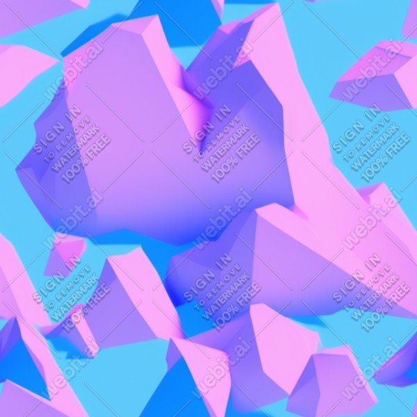 Aesthetic vaporwave low poly texture, trending on artstation, base color, albedo, detailed, 4k