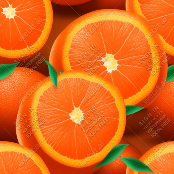 Orange fruit illustration texture, trending on artstation, base color, albedo, detailed, 4k
