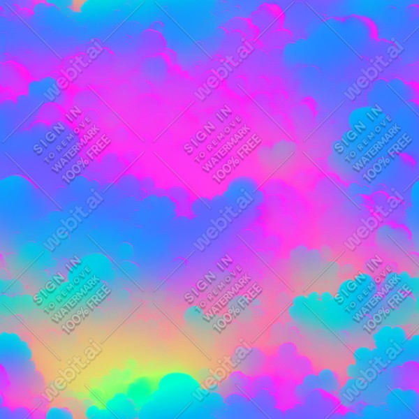Aesthetic vaporwave psychedelic rainbow night city texture, trending on artstation, base color, albedo, detailed, 4k