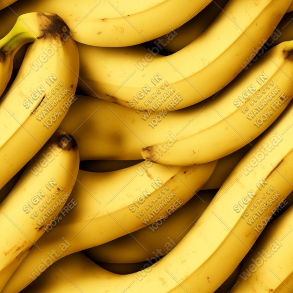 Banana illustration wall texture, trending on artstation, base color, albedo, detailed, 4k