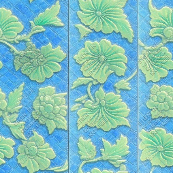 Majolica tiles texture, trending on artstation, base color, albedo, detailed, 4k