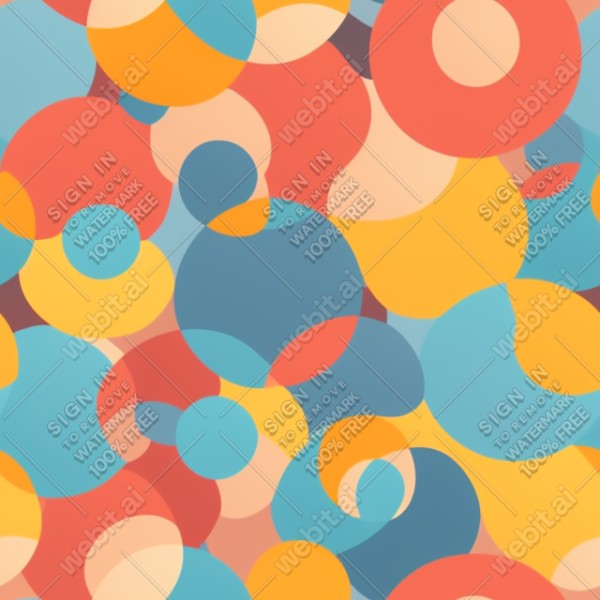 Penrose circles flat graphics texture, trending on artstation, base color, albedo, detailed, 4k