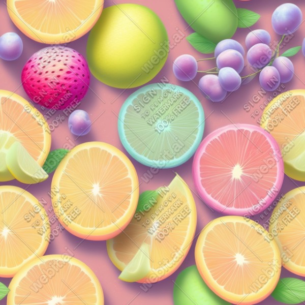 Pastel fruits texture, trending on artstation, base color, albedo, detailed, 4k