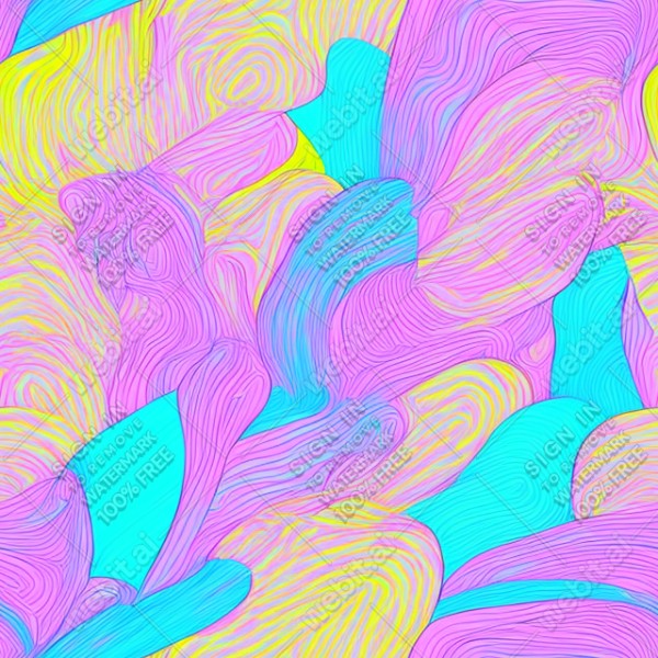 Pastel colorful doodle abstract lines, trending on artstation, base color, albedo, detailed, 4k