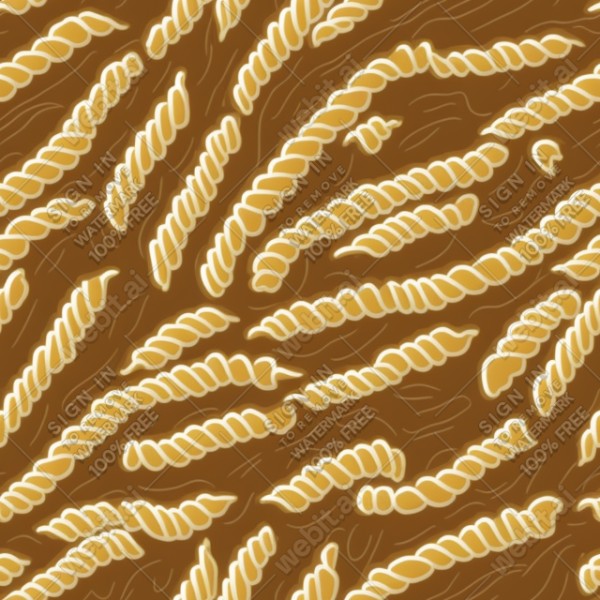 Pasta illustration design plain texture, trending on artstation, base color, albedo, detailed, 4k